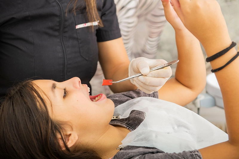 Pediatric fluoride treatment