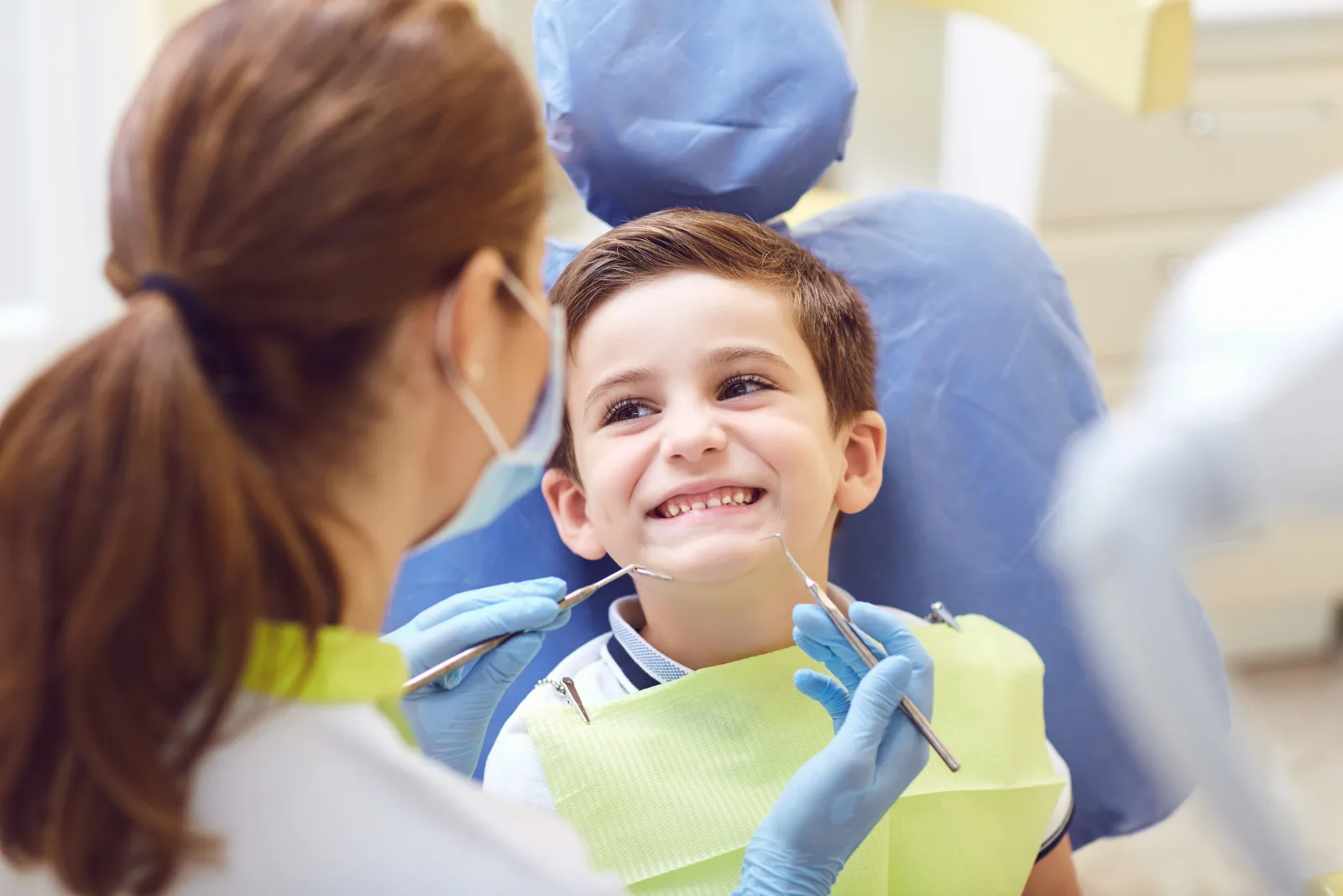 Pediatric tooth-colored crowns at Daghlian Pediatric Dentistry & Sokolowski Orthodontics