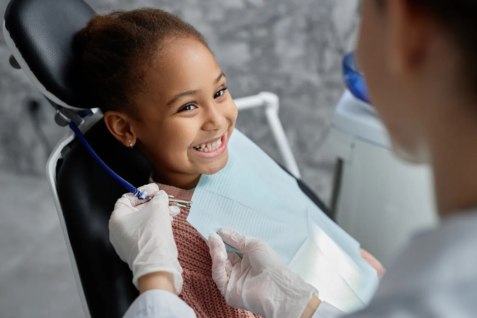 Pediatric fluoride treatment at Daghlian Pediatric Dentistry & Sokolowski Orthodontics